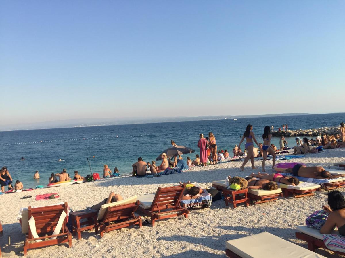 Apartment Marimar, Beachfront 1St Row 스플리트 외부 사진